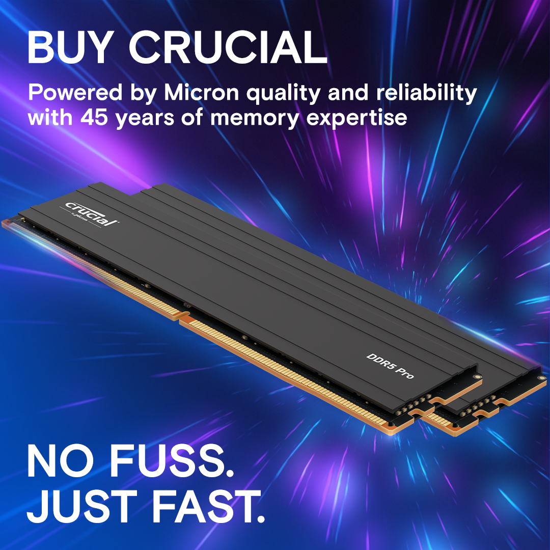 Crucial Pro 32GB Kit (2x16GB) DDR5-6000 UDIMM- view 6