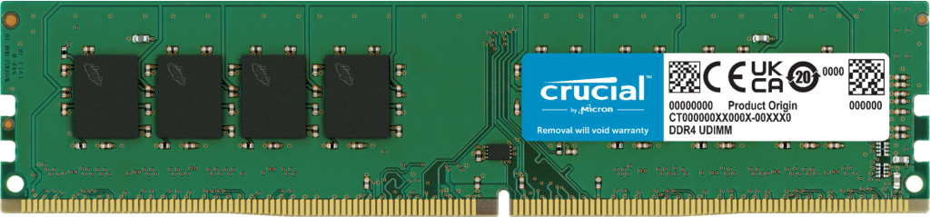 Crucial 32GB DDR4-3200 UDIMM- view 1